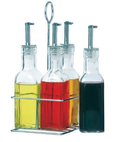 4 Pc Oil-Vinegar Container Set