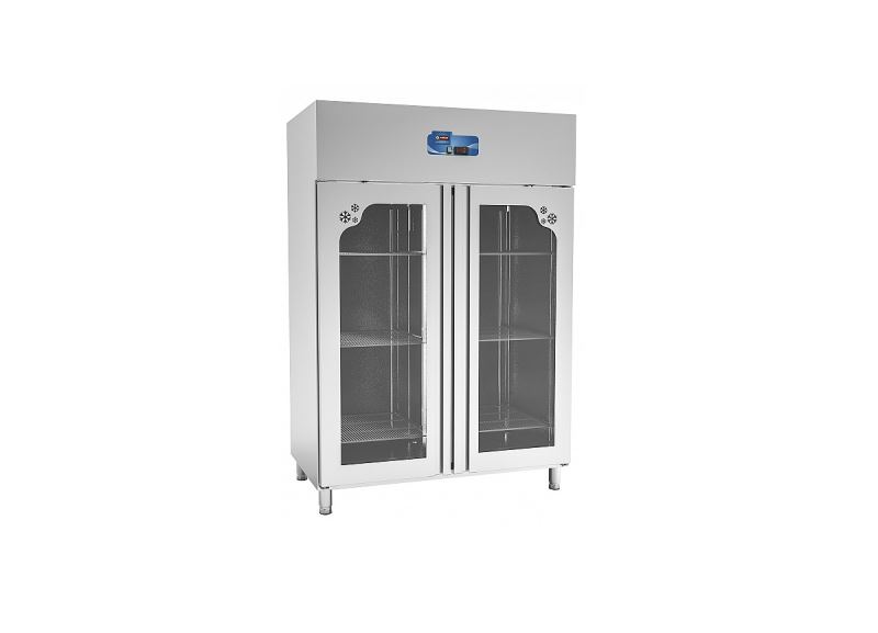 UPRIGHT REFRIGERATORS TWO GLASS DOOR