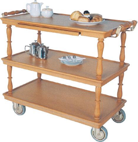 EM-116 Wooden Service Trolley