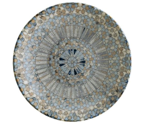 Luca Mozaik Porselen Bloom Çukur Tabak 25 cm