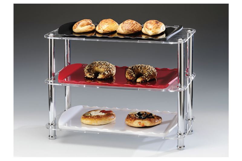 Display Stand With Melamine Tray