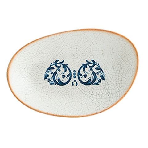 Viento Porselen Vago Oval Kayık Tabak 15 cm