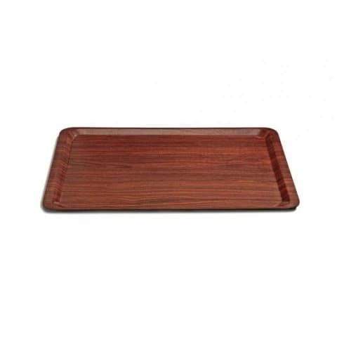 KRAFT TEPSİ 37X53 CM KAYMAZ CEVİZ MAT