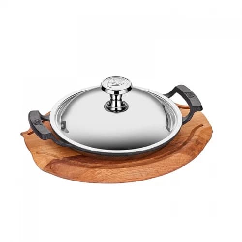 D.DEMİR SAC KAVURMA 24CM +P.KAPAK +NİHALE