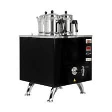 TKSE02 TITANIUM KEYFCHI ELEKTRİK 2'Lİ STATİK ÇAY MAKİNESİ