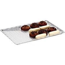 POLİCARBON PASTANE TEŞHİR TEPSİ (20x30cm)  ŞEFFAF-SİYAH-BEYAZ
