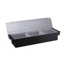 3'LÜ POLİCARBON KAPAKLI BAR KONTEYNER (50*16*9 cm)