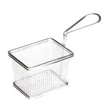 PATATES SUNUM KARE TEK KULPLU 10x7,5x7,5 cm