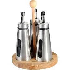 AHŞAP STANDLI 3' LÜ YAĞLIK STAND 150 cc
