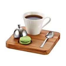 AHŞAP ST. KARE NESCAFE SETİ     17,5x17,5x2 cm