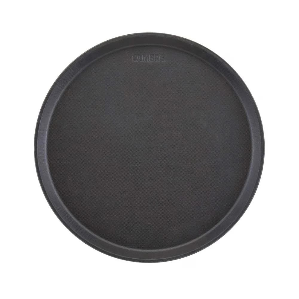 R41 CAMTREAD SİYAH YUVARLAK TEPSİ