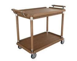 AHŞAP SERVİS ARABASI İKİ KATLI