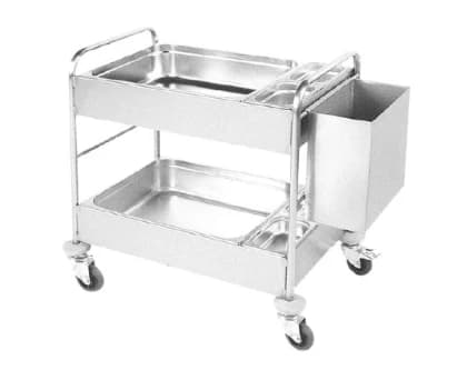 GN KAPLI PASLANMAZ BOŞ TOPLAMA ARABASI KÜVETLER DAHİL