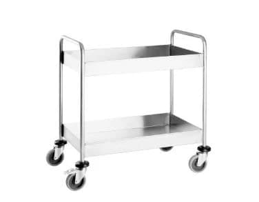 PASLANMAZ SERVİS ARABASI İKİ KATLI