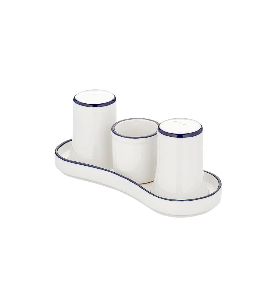 Cobalt Gastro 4 Prç.Tuzluk & Biberlik Tabağı 20 cm