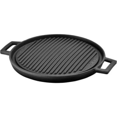 YUVARLAK GRIDDLE, BIR TARAFI DÜZ DIĞER TARAFI IZGARA YÜZEYLI ÇAP(Ø)28CM.-LV AS 189