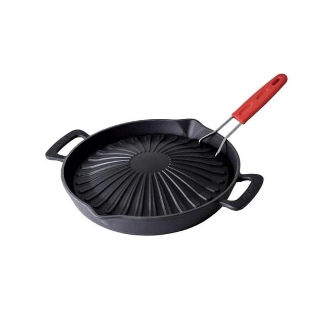 YUVARLAK IZGARA TAVA ÇAP 32 CM
