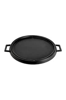 YUVARLAK GRIDDLE, BIR TARAFI DÜZ DIĞER TARAFI IZGARA YÜZEYLI ÇAP(Ø)34CM.LV AS 190