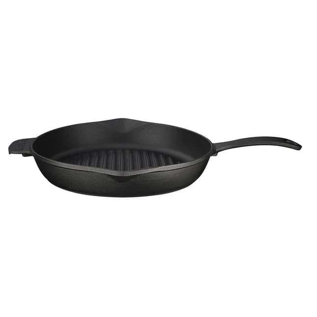 YUVARLAK SAPLI IZGARA TAVA ÇAP 28 CM KNK