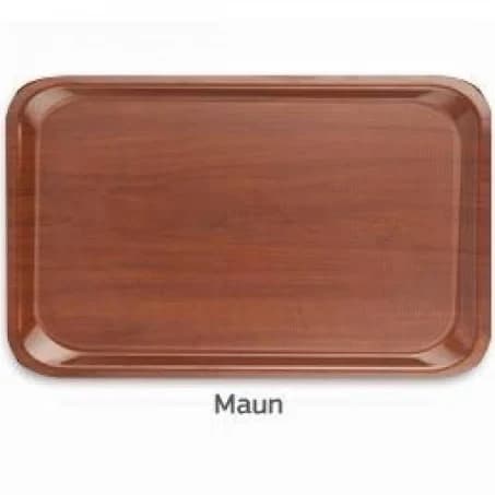 KRAFT TEPSİ 36*46 CM KAYMAZ CEVİZ MAT