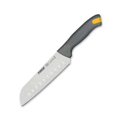 GASTRO SANTOKU BIÇAĞI OLUKLU 17 CM GRİ