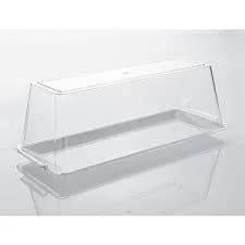 TABAK KAPAĞI 14*34 CM DİKDÖRTGEN PC ŞEFFAF