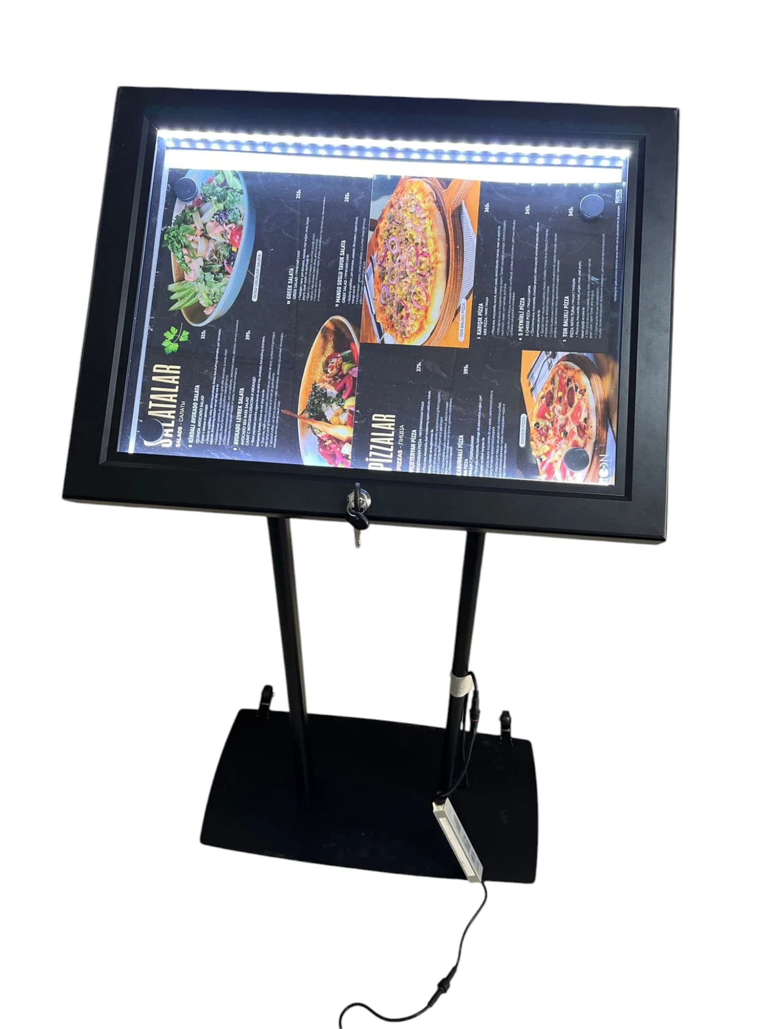 IŞIKLI KALDIRIM REKLAM PANOSU