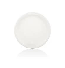 BEYAZ ZEST 21 CM DÜZ TABAK 21 CM